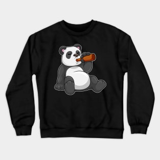 Panda with Bottle of Beer Crewneck Sweatshirt